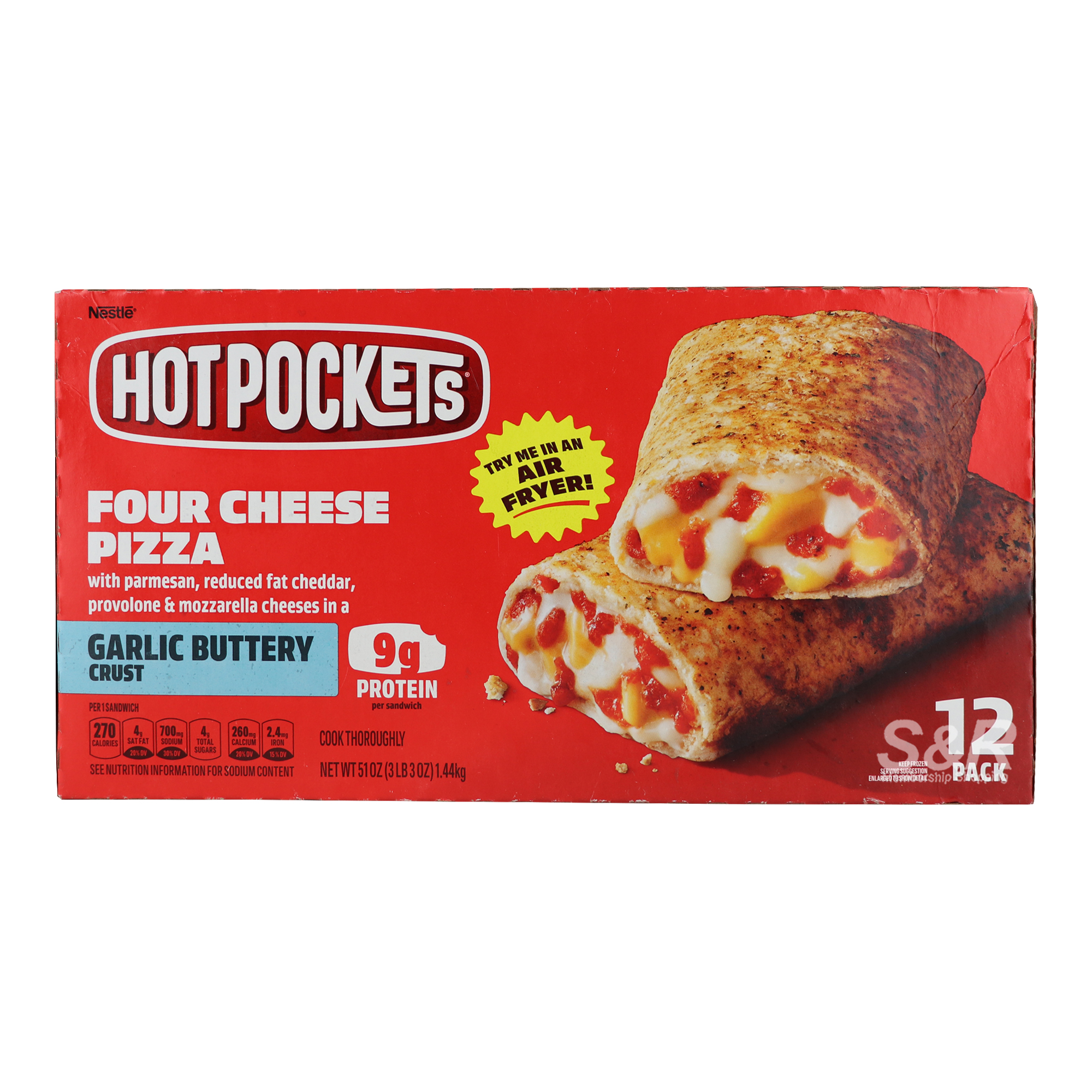 Hot Pockets Four Cheese Pizza 12pcs Hot Pockets Four Cheese Pizza 12pcs